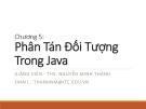 Bài giảng Lập trình mạng Java: Chương 5 - ThS. Nguyễn Minh Thành