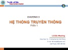 Bài giảng Truyền số liệu: Chương 2 (Phần 1) - Lê Đắc Nhường