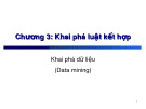 Bài giảng Khai phá dữ liệu (Data mining): Chương 3 - Lê Tiến