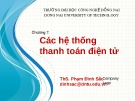 Bài giảng Thương mại điện tử: Chương 7 - ThS. Phạm Đình Sắc