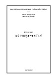 Bài giảng Kỹ thuật vi xử lý - Phạm Hoàng Huy, Hoàng Xuân Dậu