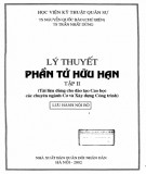 Phân tích phần tử hữu hạn (Tập 2): Phần 1