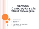 Bài giảng Quản lý dự án - Chương 3: Tổ chức dự án và các vấn đề trong qlda