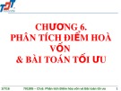 Bài giảng Tin học ứng dụng trong kinh doanh 1: Chương 6 - ĐH Tôn Đức Thắng