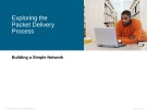 Lecture Building a Simple Network: Exploring the packet delivery process