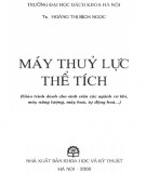 Giáo trình Máy thủy lực thể tích: Phần 2