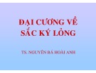 Bài giảng Đại cương về sắc ký lỏng - TS. Nguyễn Bá Hoài Anh