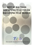 Một số bài toán đại lượng tỉ lệ thuận, đại lượng tỉ lệ nghịch