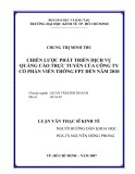 Luận văn Thạc sĩ Kinh tế: Chiến lược phát triển dịch vụ quảng cáo trực tuyến của Công ty cổ phần Viễn thông FPT đến năm 2010