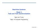 Bài giảng Real-time Systems Week 3: Task and Task Synchronization