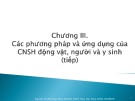 Bài giảng Công nghệ sinh học đại cương: Chương 3 - Nguyễn Thị Phương Thảo (tt)