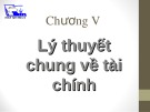 Bài giảng Lý thuyết Tài chính - Tiền tệ: Chương 5 - Đại học Ngoại thương