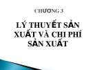 Bài giảng Kinh tế vi mô: Chương 3 - Hồ Hữu Trí