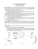 Đề thi học sinh giỏi lớp 12 có đáp án môn: Vật lý - Bảng B (Năm học 1999-2000)