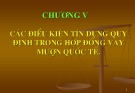 Bài giảng Tài chính quốc tế: Chương 5 - PGS.TS Nguyễn Thị Quy