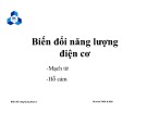 Bài giảng Biến đổi năng lượng điện cơ: Mạch từ, hỗ cảm