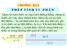 Bài giảng Toán giải tích 1: Chương 7 - Dương Minh Đức