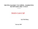 Bài giảng Toán cao cấp - Ngô Thái Hưng