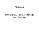 Bài giảng môn Tổ chức quản lý thông tin trong doanh nghiệp - Chương 2: Các loại hệ thống thông tin