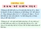 Bài giảng Toán giải tích 1: Chương 6 - Dương Minh Đức