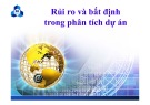 Bài giảng Lập và phân tích dự án: Chương 8 - ThS. Hà Văn Hiệp