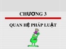 Bài giảng Pháp luật đại cương - Chương  3: Quan hệ pháp luật