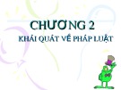 Bài giảng Pháp luật đại cương - Chương  2: Khái quát về pháp luật