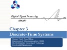 Lecture Digital signal processing: Chapter 3 - Nguyen Thanh Tuan