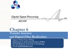Lecture Digital signal processing: Chapter 6 - Nguyen Thanh Tuan