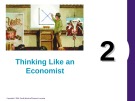 Lecture Principles of economics - Chapter 2: Thinking like an economist