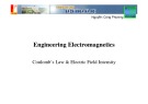 Lecture Engineering electromagnetics: Coulomb’s law and electric field intensity - Nguyễn Công Phương