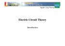 Lecture Electric circuit theory: Introduction - Nguyễn Công Phương