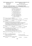Đề kiểm tra học kì 1 có đáp án môn: Ngữ văn 7 - Phòng Giáo dục và Đào tạo Châu Thành (Năm học 2014-2015)