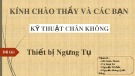 Bài thuyết trình: Thiết bị ngưng tụ