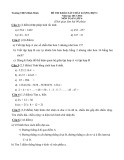 Đề thi khảo sát chất lượng đợt 1 có đáp án môn: Toán lớp 6 - Trường THCS Bình Minh (Năm học 2013-2014)