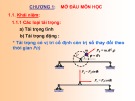 Bài giảng Động lực học công trình - Chương 1: Mở đầu môn học