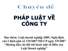 Bài giảng Pháp luật kinh doanh: Pháp luật về công ty - Công ty cổ phần