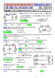 Đề thi kiểm tra giữa kì 1 (năm 2008-2009) môn Kỹ thuật điện