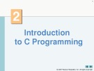 Lecture Charter 2: Introduction to C Programming