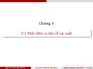 Bài giảng Xác suất thống kê ứng dụng trong kinh tế xã hội: Chương 5.1 - Ngô Thị Thanh Nga