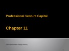 Lecture Entrepreneurial finance - Chapter 11: Professional venture capital