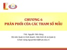 Bài giảng Thống kê ứng dụng trong kinh doanh: Chương 6 - ThS. Nguyễn Tiến Dũng