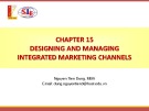 Lectures Marketing management: Chapter 15 - ThS. Nguyễn Tiến Dũng
