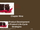 Lecture Principles of Marketing - Chapter 9: New-product development and product life-cycle strategies