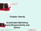 Lecture Principles of Marketing - Chapter 20: Sustainable marketing social responsibility and ethics