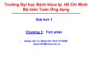 Bài giảng Giải tích 1: Chương 3 - TS. Đặng Văn Vinh