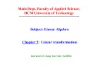 Lecture Linear algebra: Chapter 5 - TS. Đặng Văn Vinh