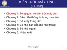 Bài giảng Kiến trúc máy tính: Chương 1 - Phạm Hoàng Sơn