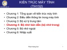 Bài giảng Kiến trúc máy tính: Chương 4 - Phạm Hoàng Sơn