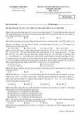 Đề khảo sát chất lượng ôn thi THPT quốc gia lần 1 có đáp án môn: Vật lí - Mã đề thi 061 (Năm học 2014-2015)